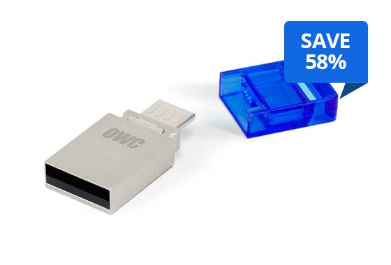 OWC 64.0GB Dual USB Flash Drive