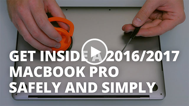 Get Inside a 2016 and 2017 MacBook Pro Safely and Simply