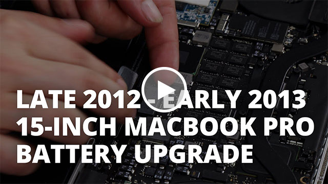 Replace the Battery in a MacBook Pro Retina 15-inch mid 2012 to early 2013