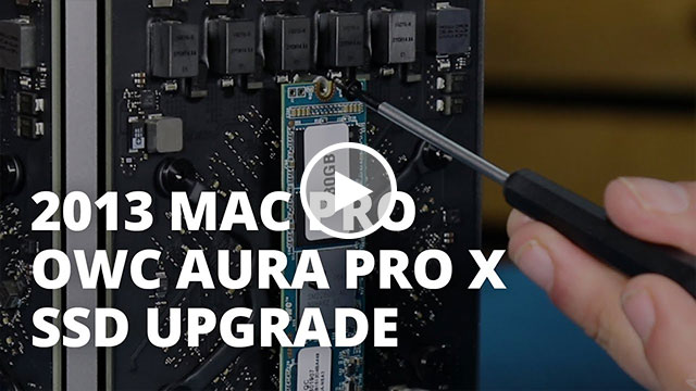How to Upgrade the SSD in a Mac Pro with the OWC Aura Pro X