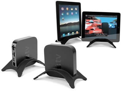 Apple TV and iPad stands