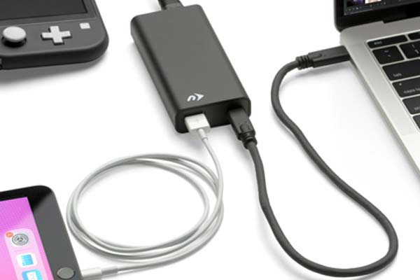 Simultaneously Charge Your USB-C / Thunderbolt Laptop + USB Device!