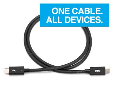 1.0M OWC Thunderbolt/USB-C Cable