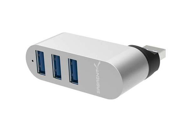Sabrent Premium 3-Port Aluminum USB 3