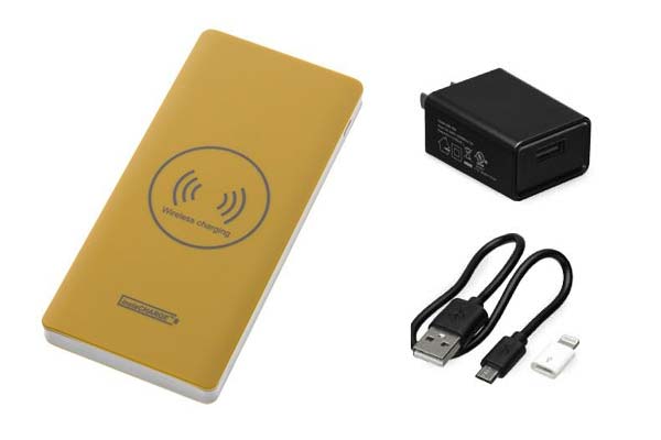 Calitroincs instaCHARGE Wireless Charger and Dual-USB Power Bank