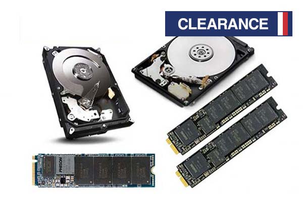Clearance SSDs + Hard Drives