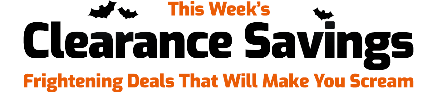 This Week's Clearance and Specials