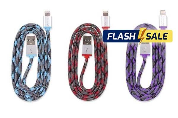 Braided Lightning to USB cable