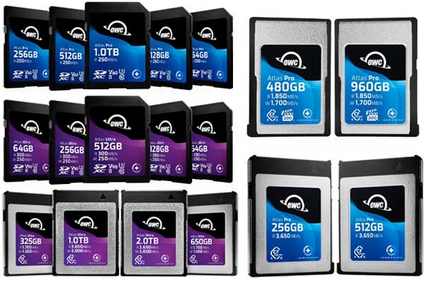 OWC Atlas Camera Memory Card Specials