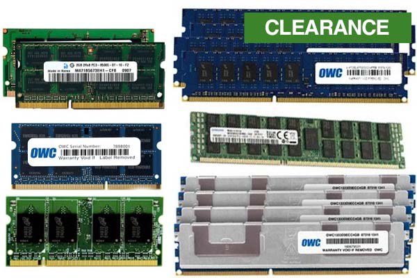 Clearance Memory Upgrades