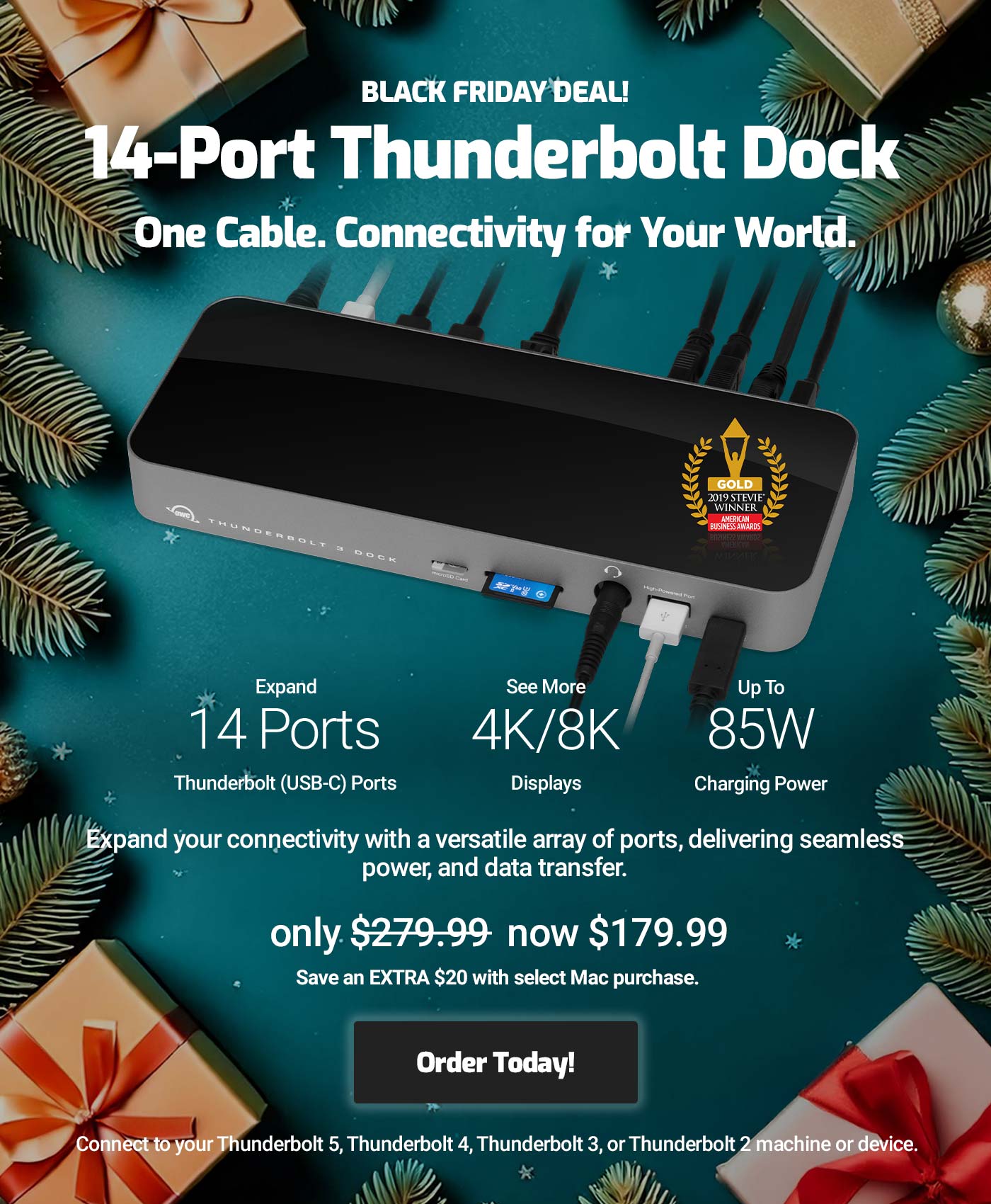 14-Port Thunderbolt Dock