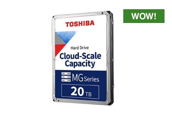 20TB Toshiba MG10 Series