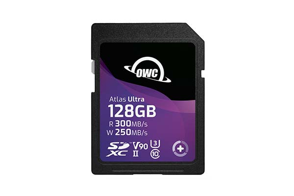 128GB OWC Atlas Ultra SDXC V90 UHS-II Memory Card