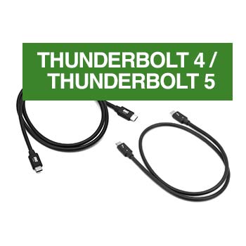 Thunderbolt 4 and Thunderbolt 5 Cables