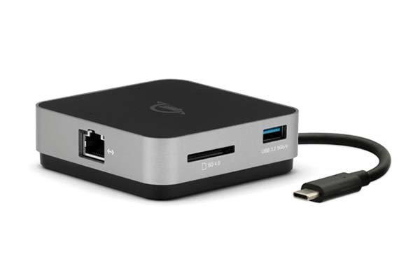 OWC USB-C Travel Dock E - Bus-Powered 6-Port Portable Dock